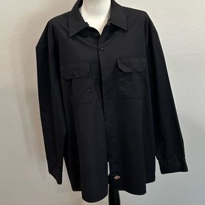 Dickies Long Sleeve Button Down Shirt Size XL